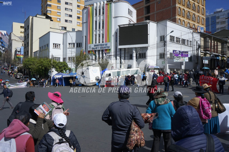 PROTESTA TRABAJADORES EN SALUD