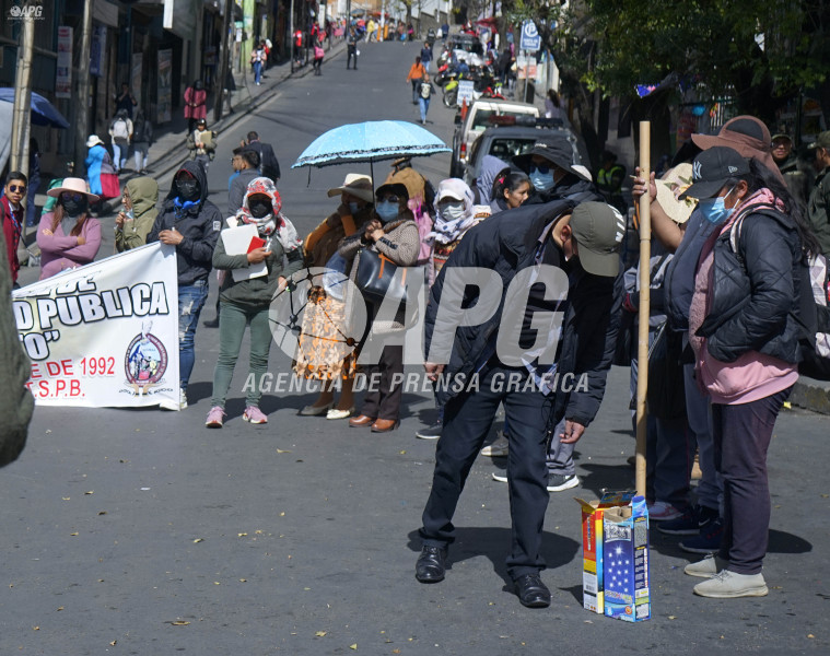 PROTESTA TRABAJADORES EN SALUD